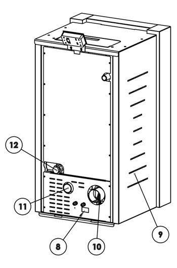 ПЕЛЕТНА КАМИНА С ВОДНА РИЗА - BURNIT TREND 11 kW и 20 kW - СХЕМА 3