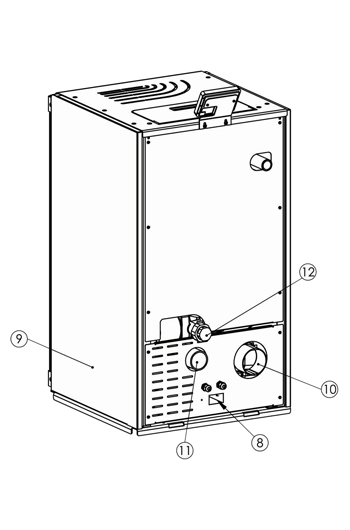 ПЕЛЕТНА КАМИНА С ВОДНА РИЗА - BURNIT VISION V2 13 kW, 18 kW и 25 kW - СХЕМА 3