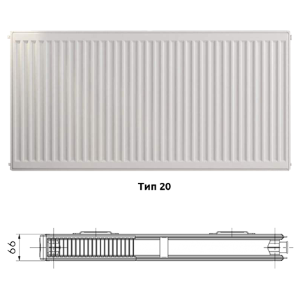 Korado Radik Klasik - Стоманени панелни радиатори Тип 20