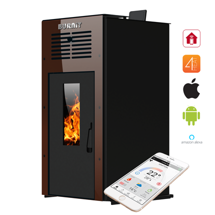 Пелетни камини без водна риза - BURNiT Ambient NOVATION 8kW и 10kW