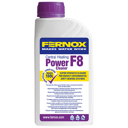 Почистващ препарат за отоплителни инсталации Fernox Power Cleaner F8 500ml