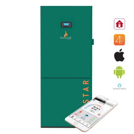 Пелетни котли - Mareli Systems SBN / ECOSTAR 12kW, 18kW, 24kW, 30kW и 35kW